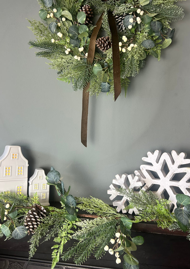 Woodland forest foliage garland 150cm