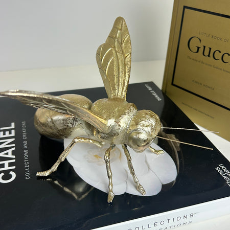 Gold decorative bee