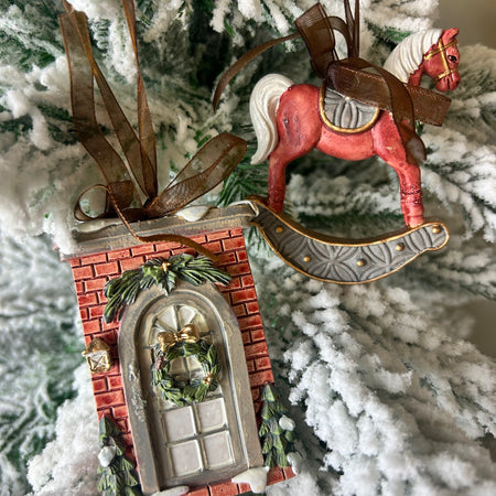 Traditional Hanging Decorations, 2 Styles door house rocking horse