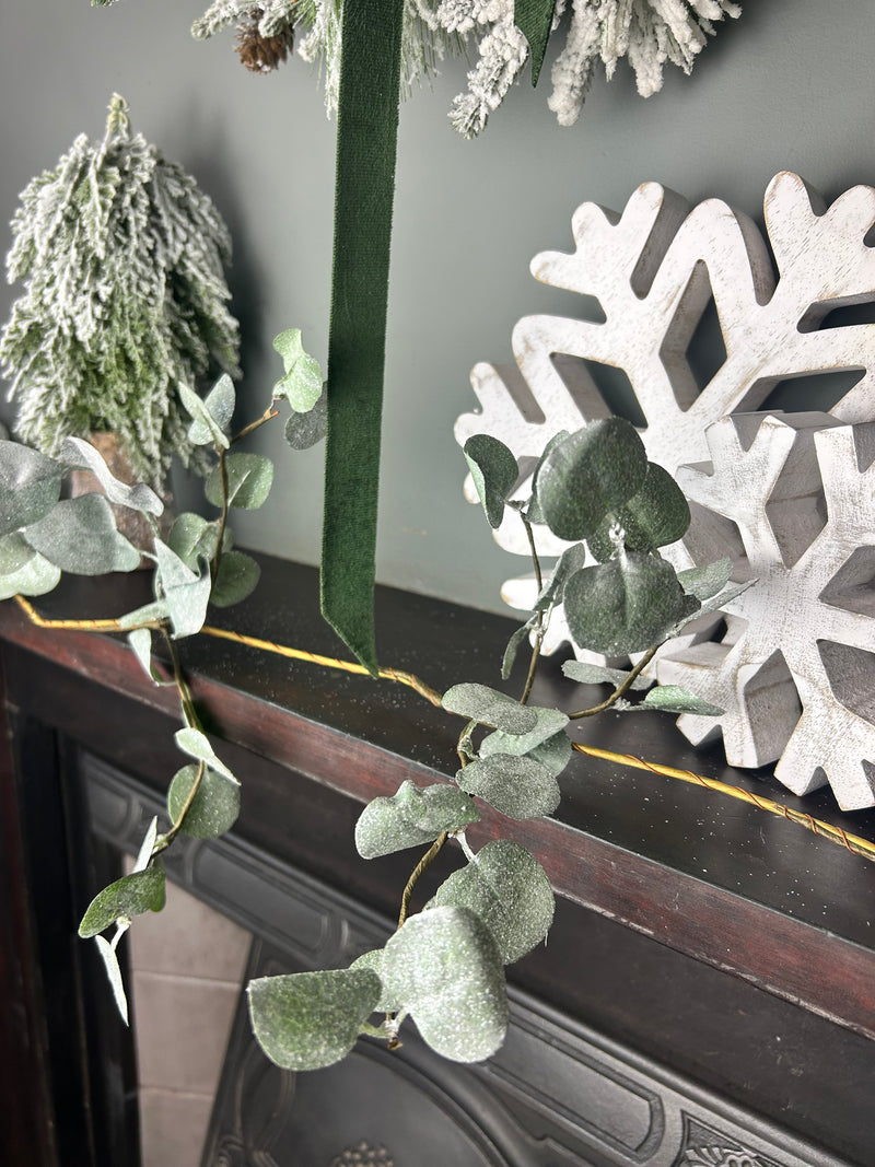 Green Eucalyptus Natural Leaf Garland 120cm
