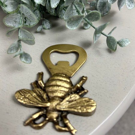 Gold Bee Bottle Opener