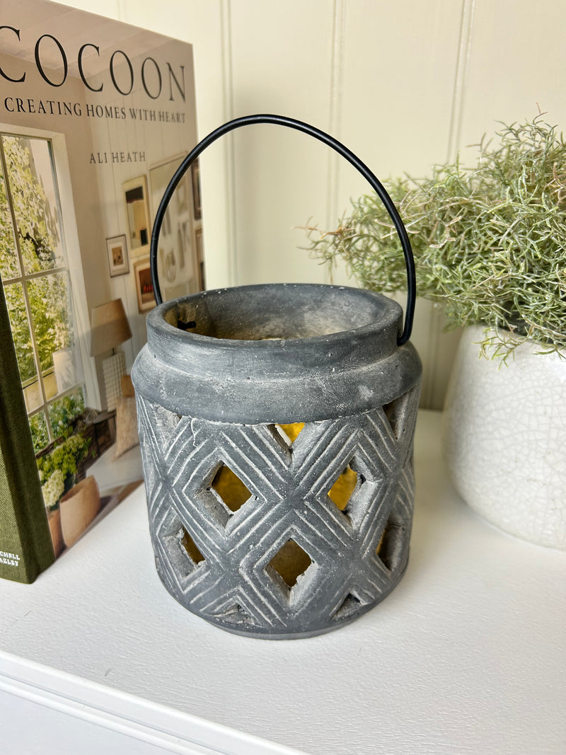 Set of three 3 wax LED candles remote controlled taupe Greige