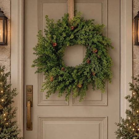 Real touch feel Douglas fir wreath 60cm