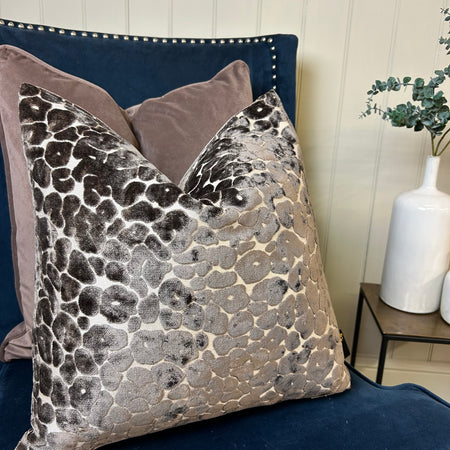 Paul Moneypenny spot brown Choc Cushion 43cm