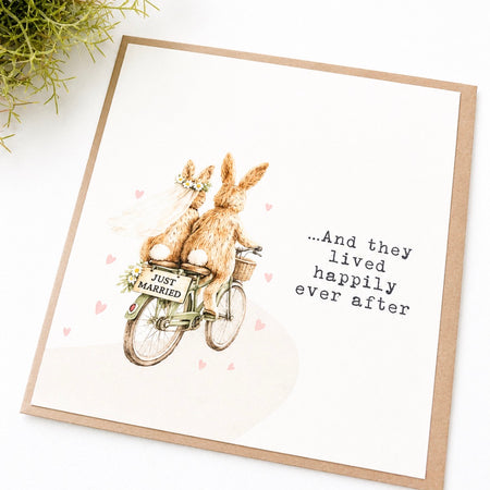 ‘…happily ever after’ Wedding Greeting Card