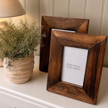 Mango Wood chunky Rectangular Leaning Frames 2 Sizes
