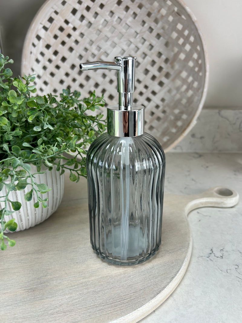 Glass soap dispenser 4 colours