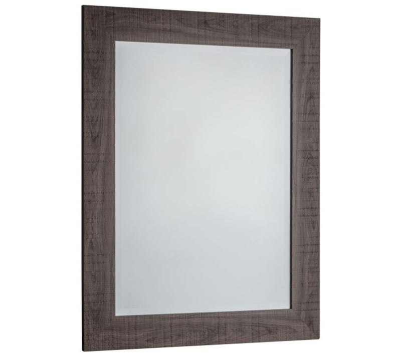 Grey wash wooden chunky mirror 2 sizes