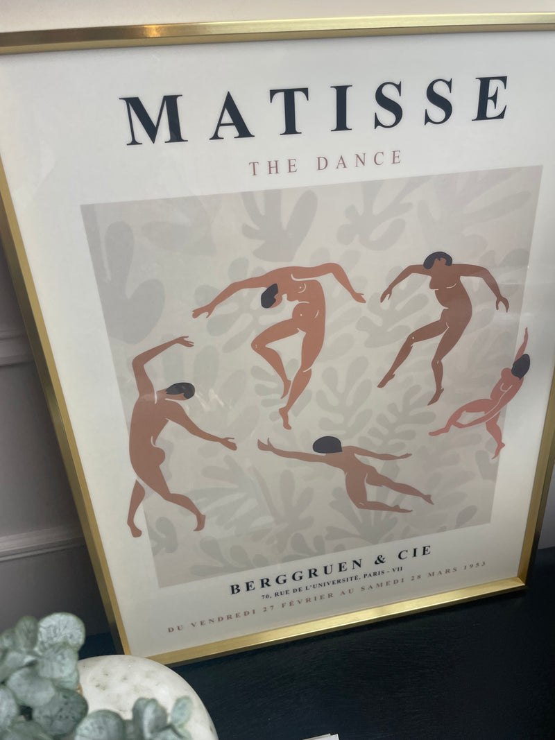 Matisse The Dance print in gold frame 50x40