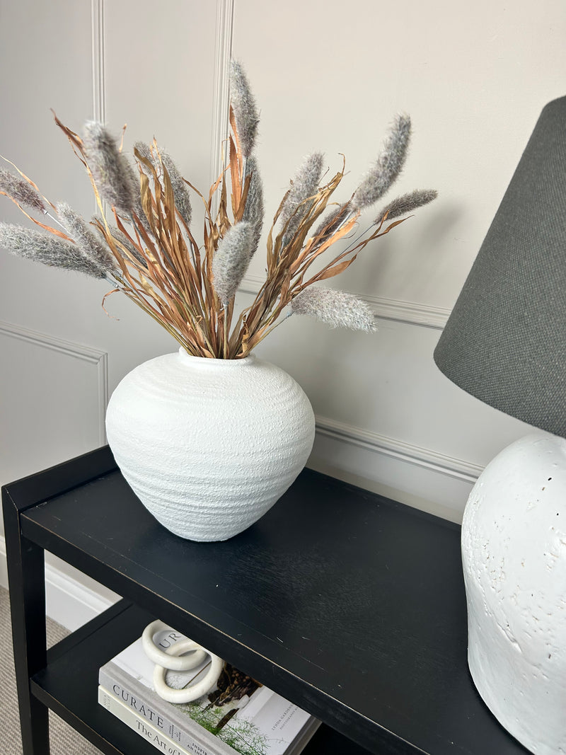 Bunny tail reed spray grey 60cm