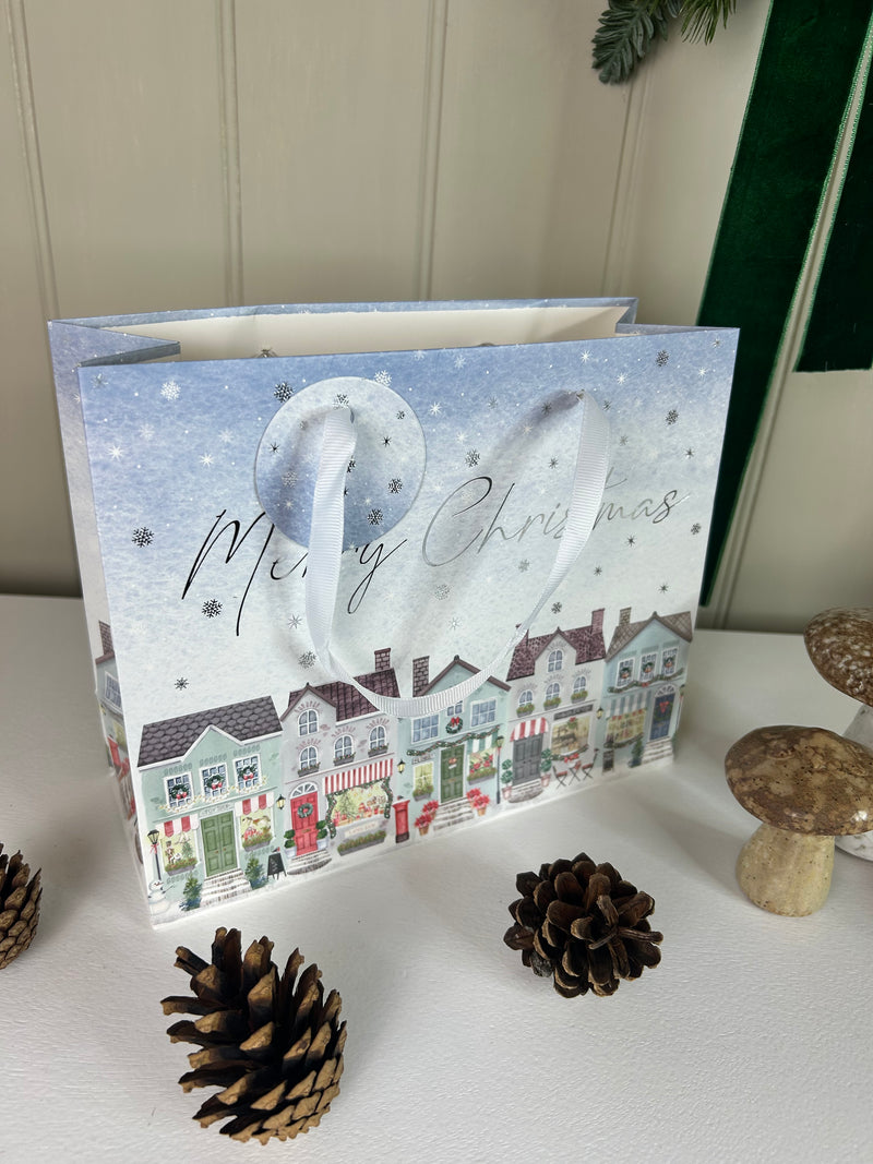 Merry Christmas paper gift bag 19x23cm