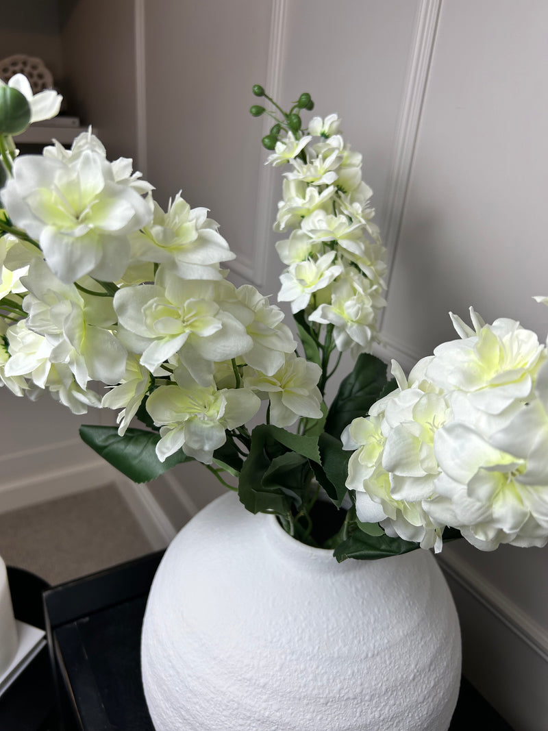 Large off white Cream Stocks Flower stem