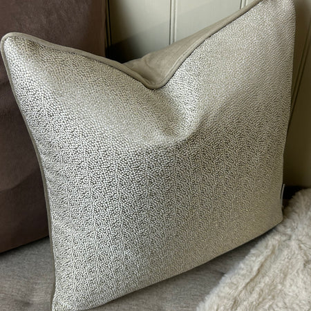 Suki Mink Natural Gold Texture Cushion 43cm