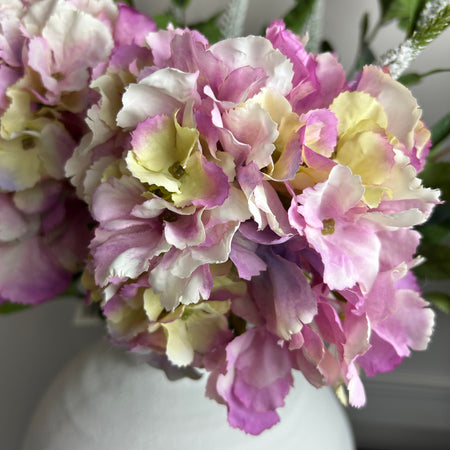 Pink lilac French hydrangeas 56cm