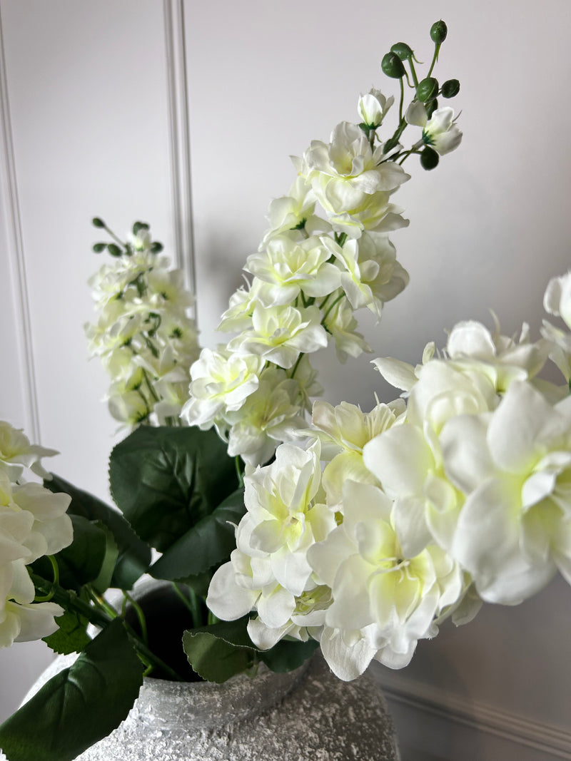 Large off white Cream Stocks Flower stem