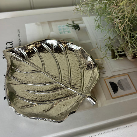 Small Aluminium Leaf Dish