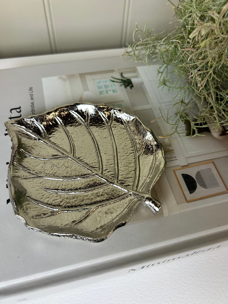 Small Aluminium Leaf Dish