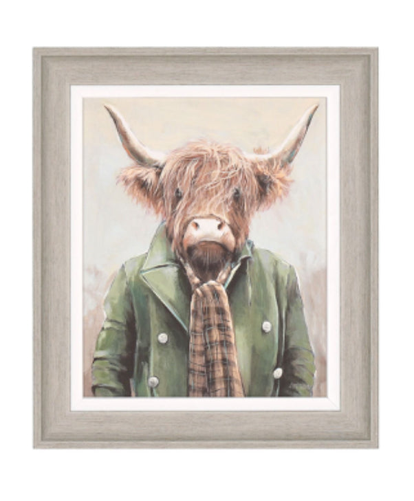 Harley and Angus framed prints by Adeline Fletcher