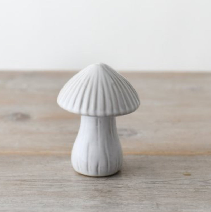 Reactive glaze mushroom ornament 2 sizes