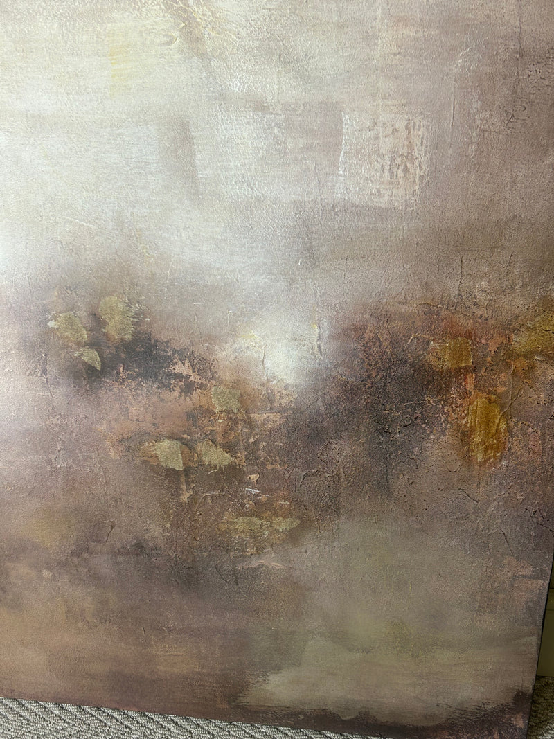 The sandstorm wall art hand finished canvas 120x120cm