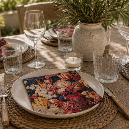Pack of 20 paper napkins floral