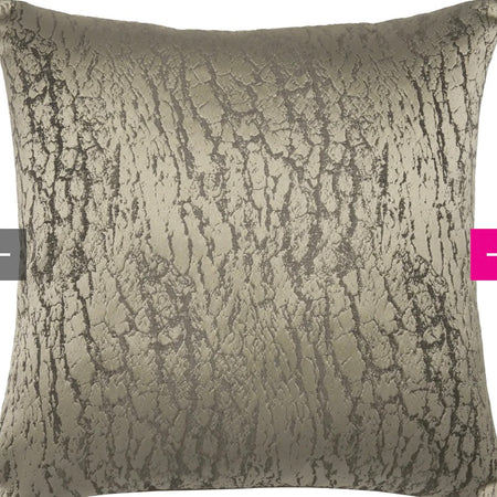 Gold Foil Print Textured Cushion 50cm