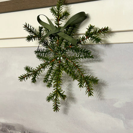 Hanging pine star snowflake decoration