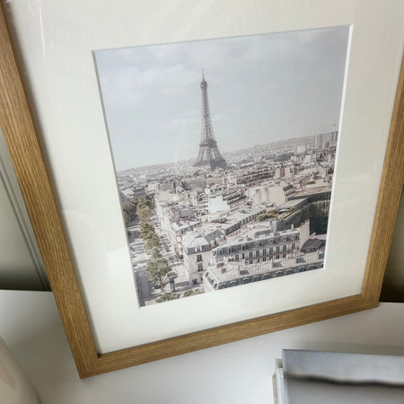 Romantic Paris Eiffel Tower framed mounted glazed picture