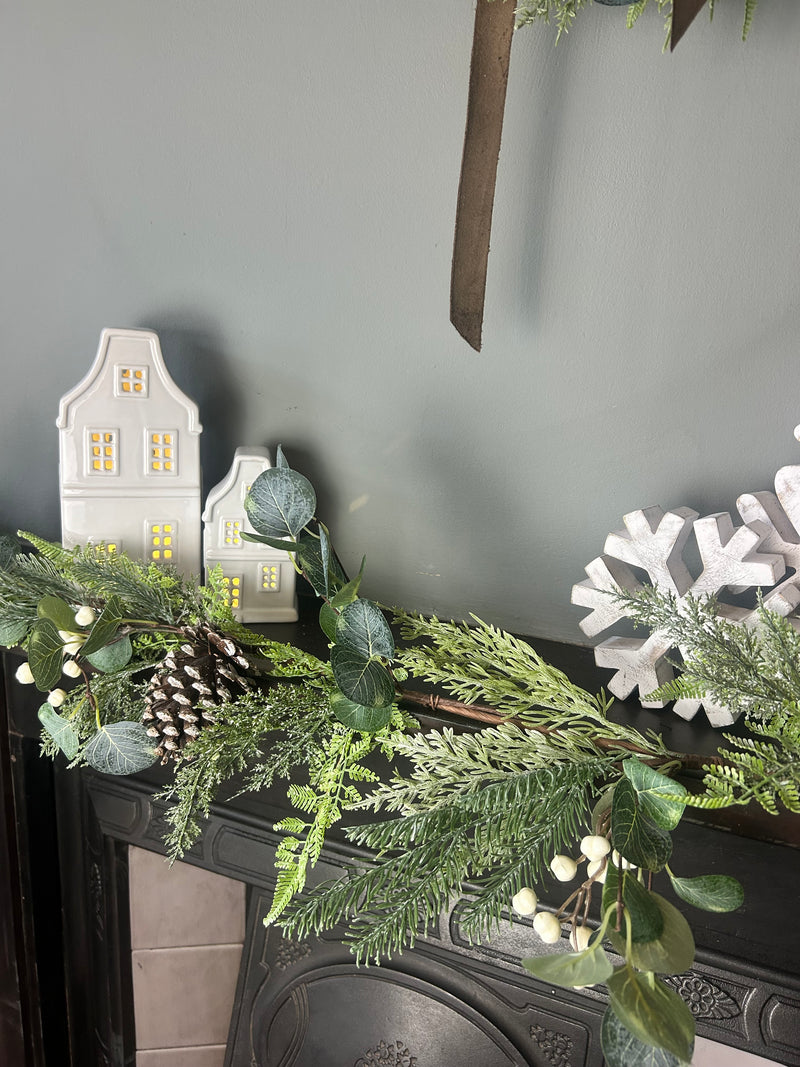 Woodland forest foliage garland 150cm
