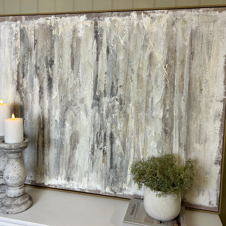 Breeze hand finished framed wall art canvas