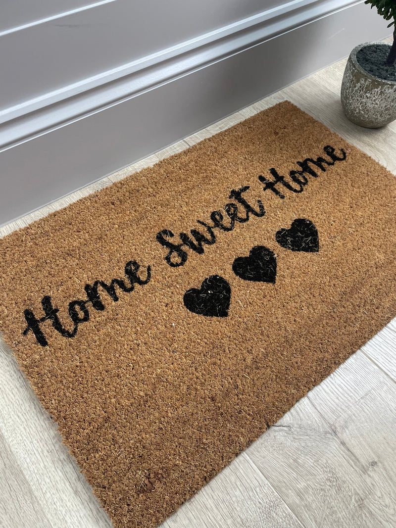 Home sweet home door mat rug 60x40