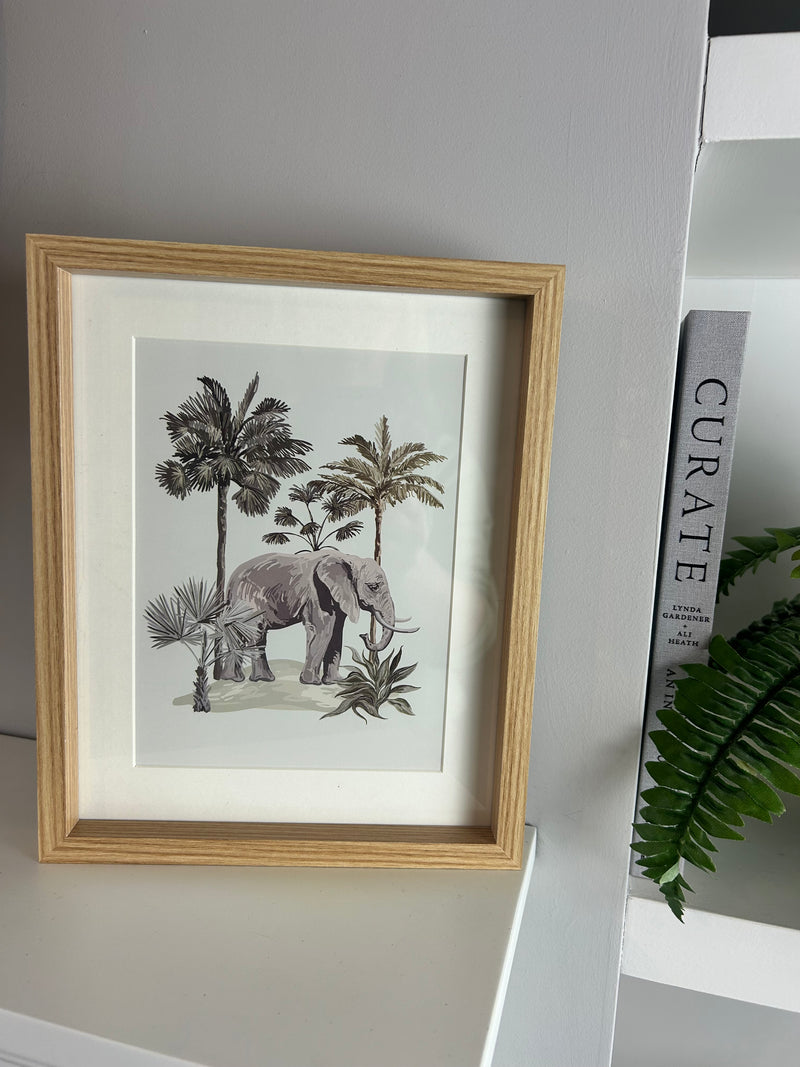 Safari Wooden framed prints 3 styles