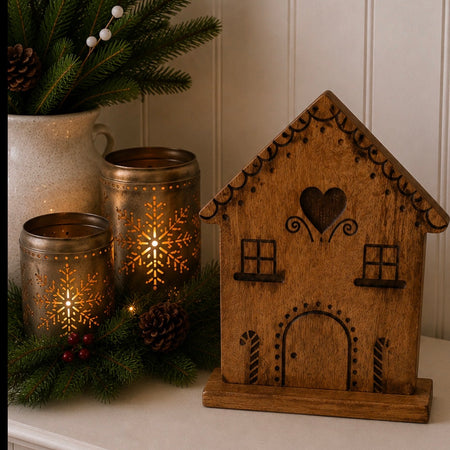 Large wooden house 30cm
