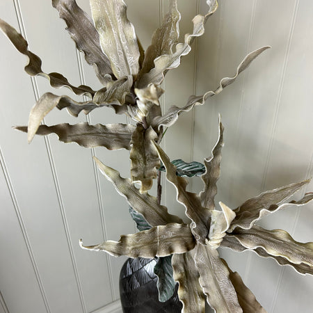 Cream beige taupe gladiolla tall stem 115cm
