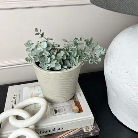 Cement Stratton Stone Plant Pot