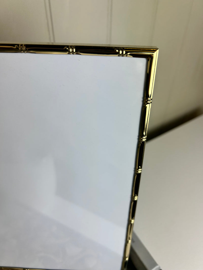 Bamboo Effect Gold Photo Frame 5x7