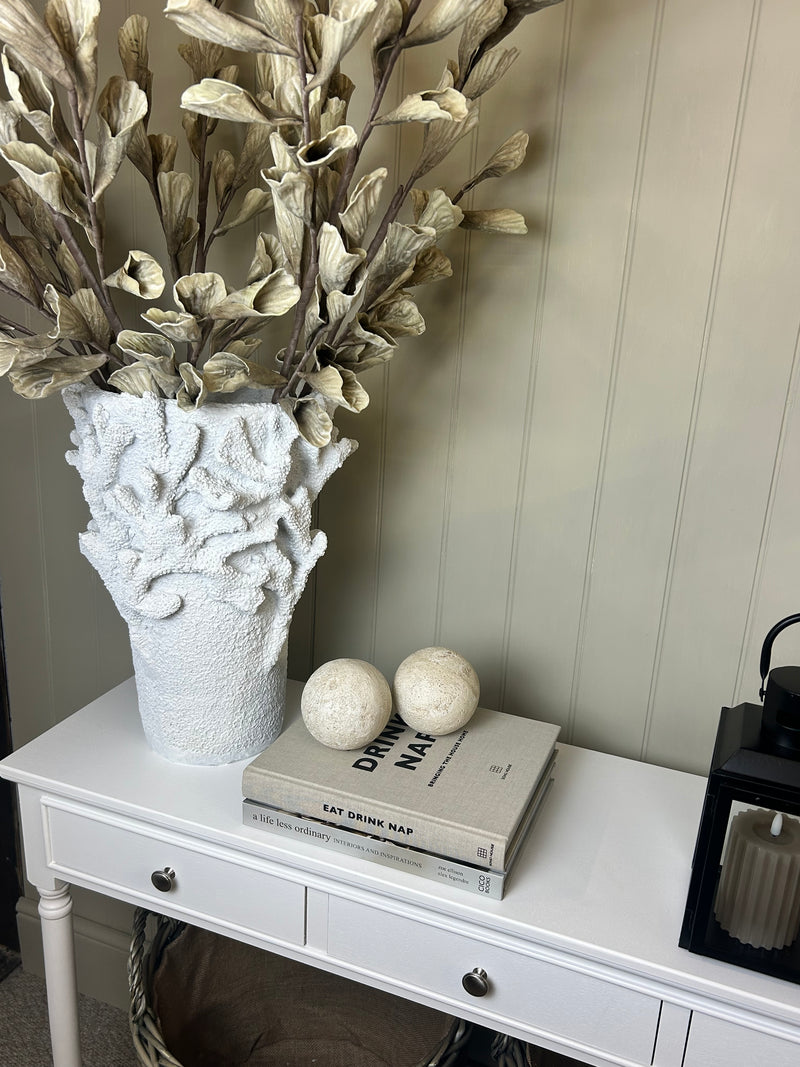 Ribbed Natural Tone Ceramic Plant Pots 4 colours