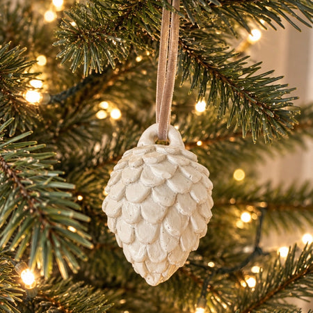 Hanging acorn pinecone decoration