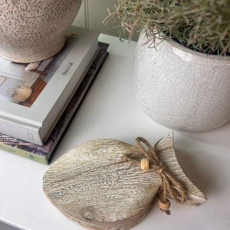 Wooden Fish Shaped Coasters set of 4