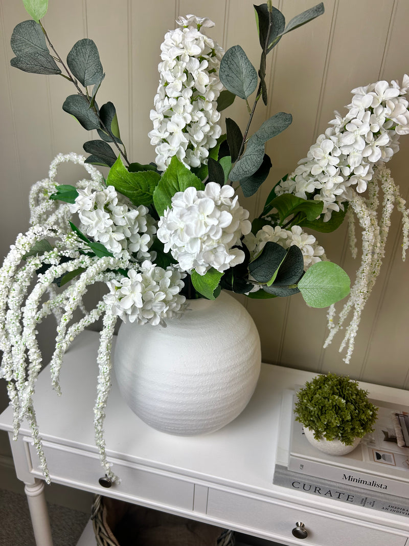 Tall amaranthus trailing stem bunch 115cm white