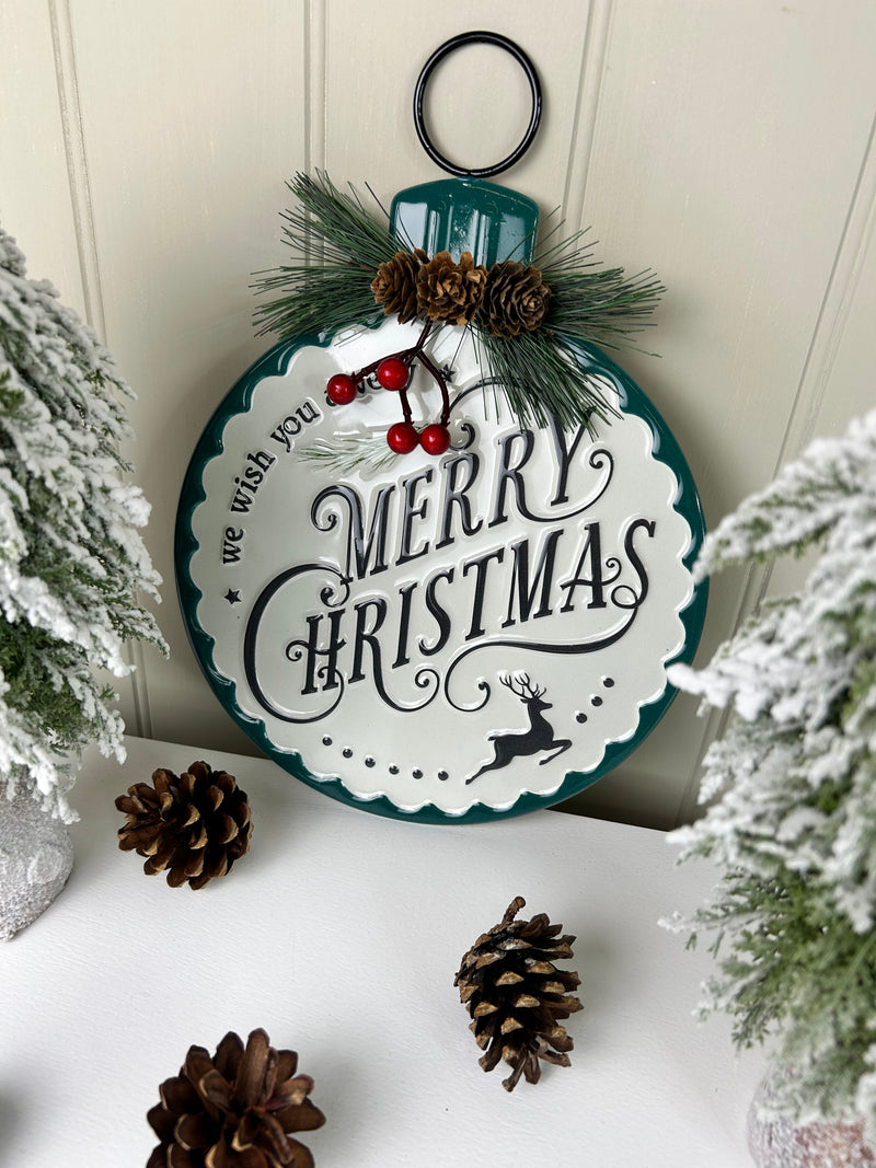 LED lit ceramic house with tree detail 2 sizes