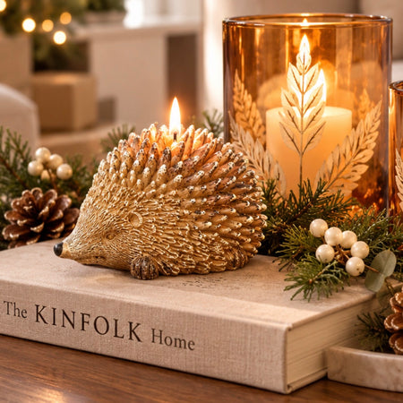 Hedgehog candle 10cm