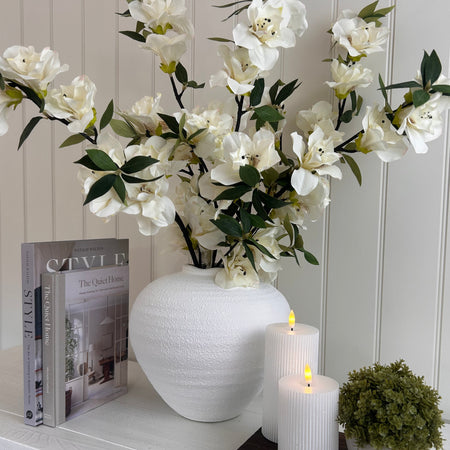 Large apple blossom stem 90cm