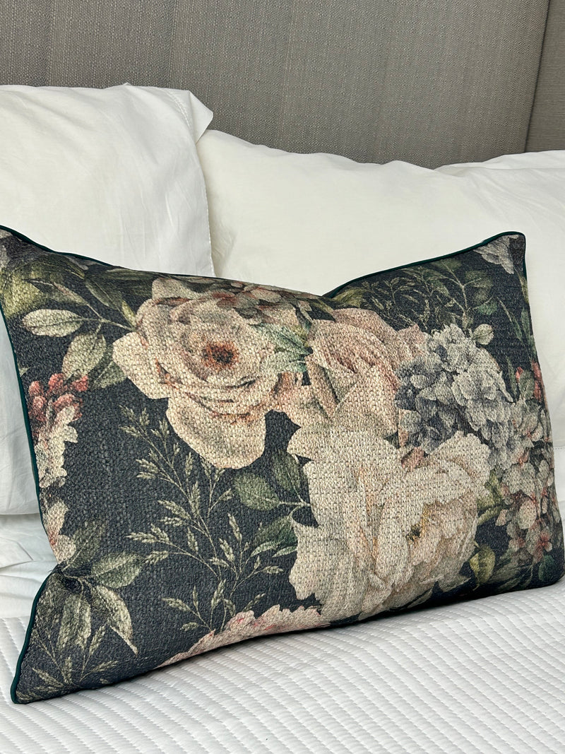 Vintage floral large cushion 40x60