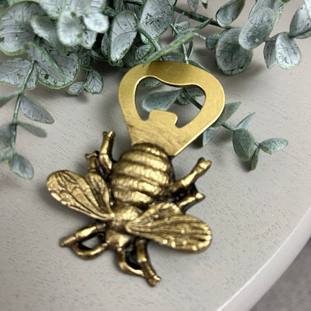 Gold Bee Bottle Opener
