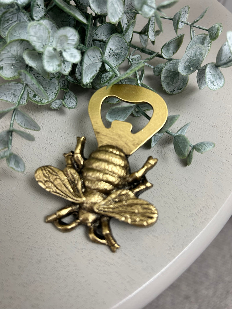 Gold Bee Bottle Opener