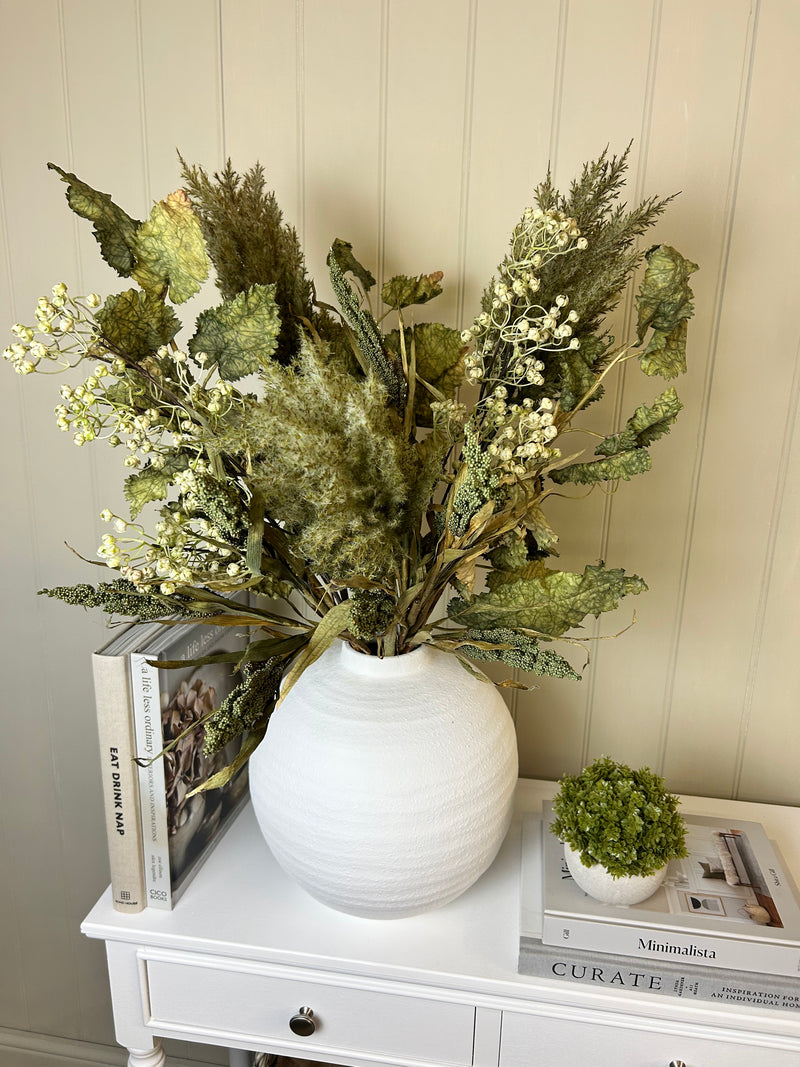 Green Feathered pampas astilbe stem 85cm