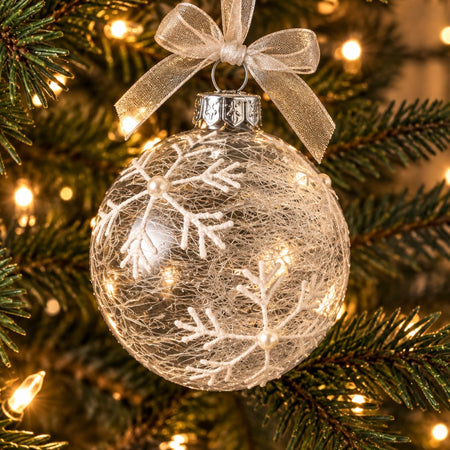 Snowflake hanging decoration