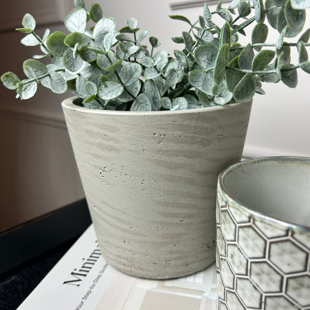 Cement Stratton Stone Plant Pot