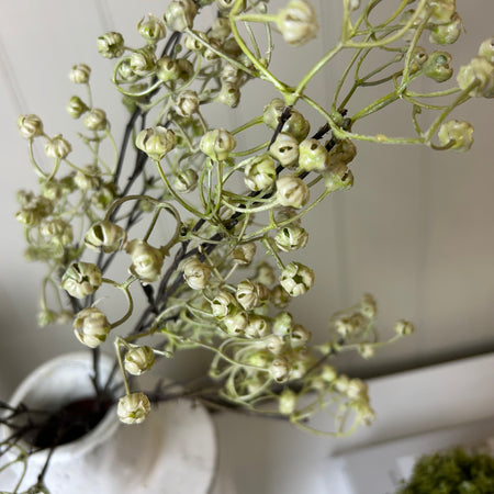 Natural Dried Look Linum ball Spray 68cm